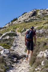 Fototapeta premium View of the mountains near Valldemosa in Mallorca (Balearic islands)
