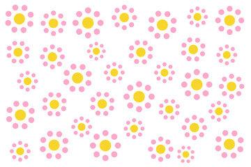 かわいい北欧風な抽象イラスト画像