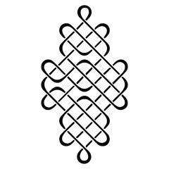 Celtic knot, vector