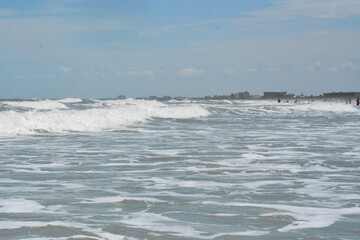 Fototapeta premium surf at the beach and jetty