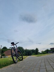 bike on the road