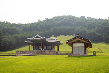 Fototapeta na wymiar Donggureong East Nine Royal Tombs of Joseon Dynasty in Guri, South Korea
