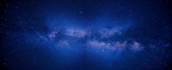 Obraz na płótnie Canvas Milkyway Panorama 3 am