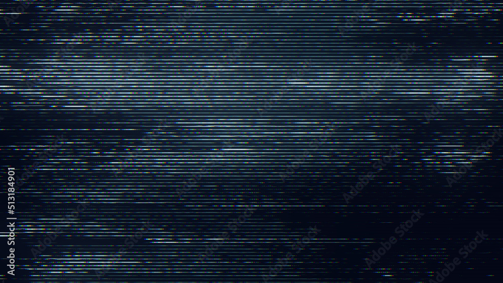 Wall mural glitch noise static television vfx pack. visual video effects stripes background, crt tv screen no s