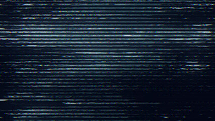 Glitch noise static television VFX pack. Visual video effects stripes background, CRT tv screen no signal glitch effect - 513184901