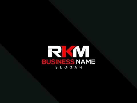 Colorful RKM Logo Icon, Creative Rk r k m Logo Letter Vector Art For Your Corporate Business