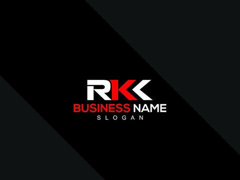 Colorful RKK Logo Icon, Creative Rk r k k Logo Letter Vector Art For Your Corporate Business