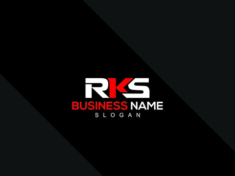 Colorful RKS Logo Icon, Creative Rk r k s Logo Letter Vector Art For Your Corporate Business
