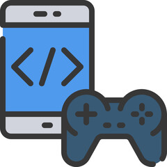 Mobile Game Development Icon