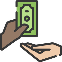 Borrower And Lender Icon