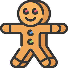 Gingerbread Cookie Icon