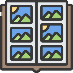 Scrap Booking Icon