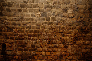 Old Stone Wall Background of a wine cellar