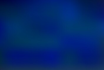 Dark BLUE vector blurred background.