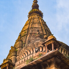 Morning View of Royal Cenotaphs (Chhatris) of Orchha, Madhya Pradesh, India, Orchha the lost city of India, Indian archaeological sites