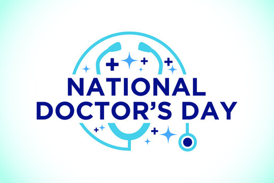 National doctors day. World doctors day template. Vector illustration.