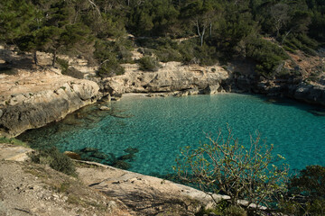 Beach in Menorca, balearic islands, Spain