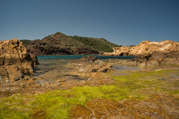 Beach in Menorca, balearic islands, Spain