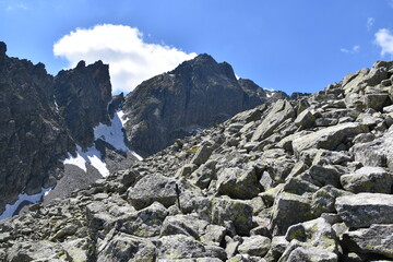 Czerwona Ławka, przełęcz, Słowacja, Tatry Wysokie, 