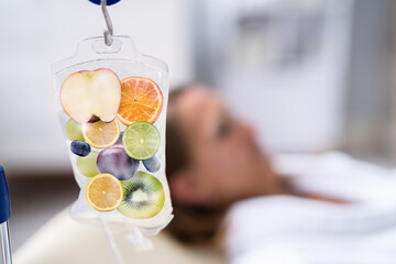 IV Drip Vitamin Infuser Therapy Solution