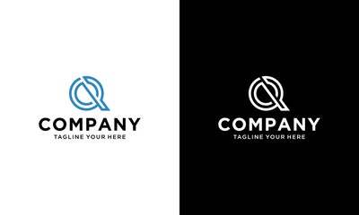 Initial Q Letter Logo Design Vector Template. Monogram and Creative Alphabet Q Letters icon Illustration.