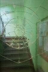 Fragmented window pane texture background