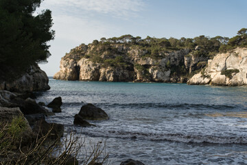 Beach in Menorca, balearic islands, Spain