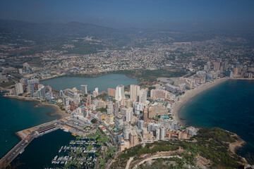 This landscape Named (Peñon de Ifach) it is located in Calpe near of Benidorm, Spain in the mediterranean coast.