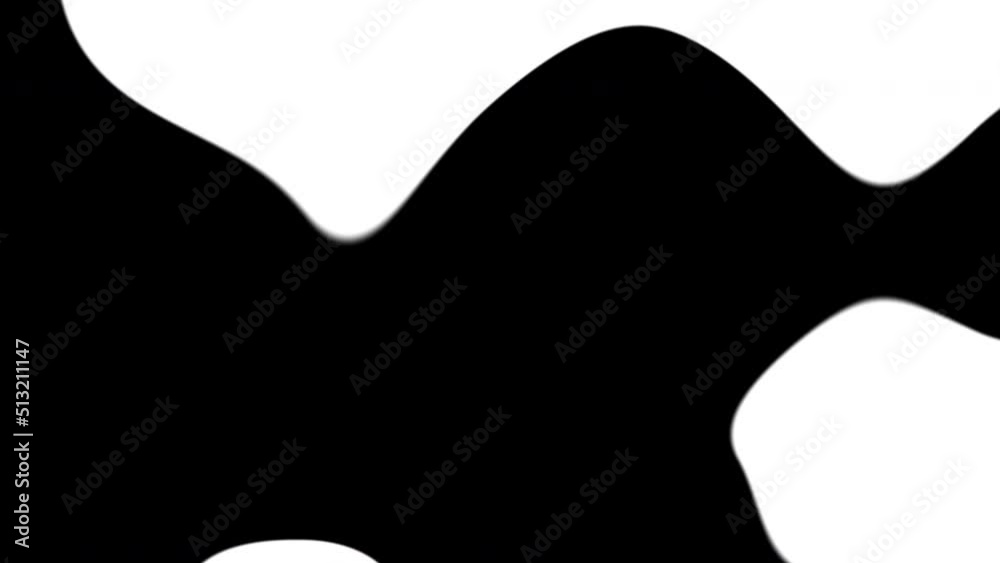 Poster Seamless abstract wavy background for loop playback.