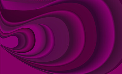 Purple curve background vector with black dark space for text and message design