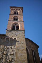 Fototapeta na wymiar Tower in Italian village