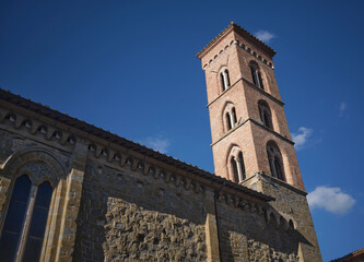 Fototapeta na wymiar Tower in Italian village