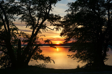 Sonnenuntergang am Stolpsee