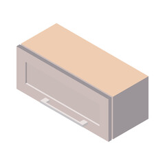 Hanging Closet Isometric Composition