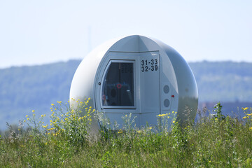 Biogas collection well sphere