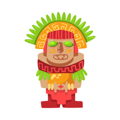 Tribal Idol Maya Composition