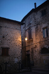 dark street, Italian village