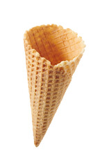ice cream cone isolated on a white background