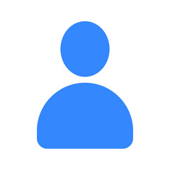 Account, avatar, profile icon. Simple editable vector graphics.