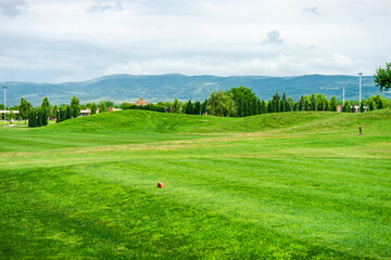 Golf grassland in kakheti, Georgia