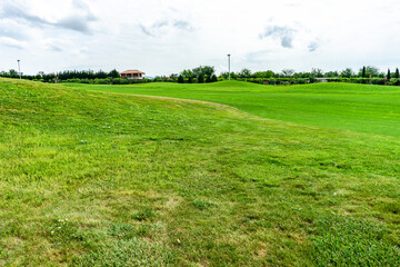 Golf grassland in kakheti, Georgia