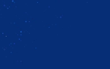 Light BLUE vector layout with bright stars.