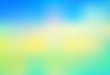 Light Blue, Yellow vector abstract bokeh pattern.