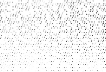 Light Silver, Gray vector cover with spots.