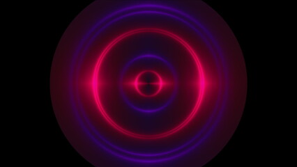 Abstract pulsating background. Computer generated 3d render
