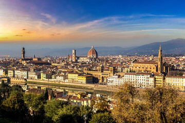 Obraz premium Panoramic view of Florence