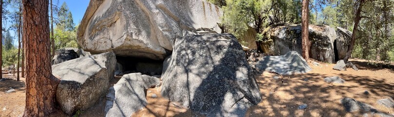 Indian Cave Tenaya Creek Yosemite Valley