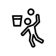 Basketball icon template