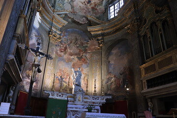 Savona, Italy - september 26th 2019: Chiesa di Sant'Andrea