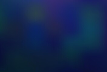 Dark BLUE vector abstract blurred template.